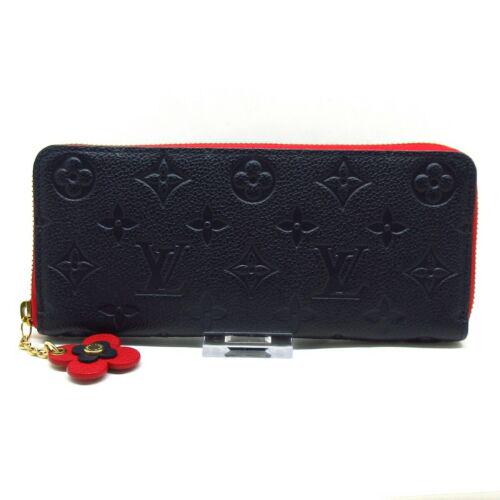 LOUIS VUITTON Portefeuille Clmence M63920 Monogram Empreinte Long: LOUIS VUITTON Portefeuille Clmence M63920 Monogram Empreinte Long Brand: LOUIS VUITTON Style: Long Wallet Color: MalinesRouge Material: Monogram Empreinte Leather Model Number: M63920 Product Name: Po