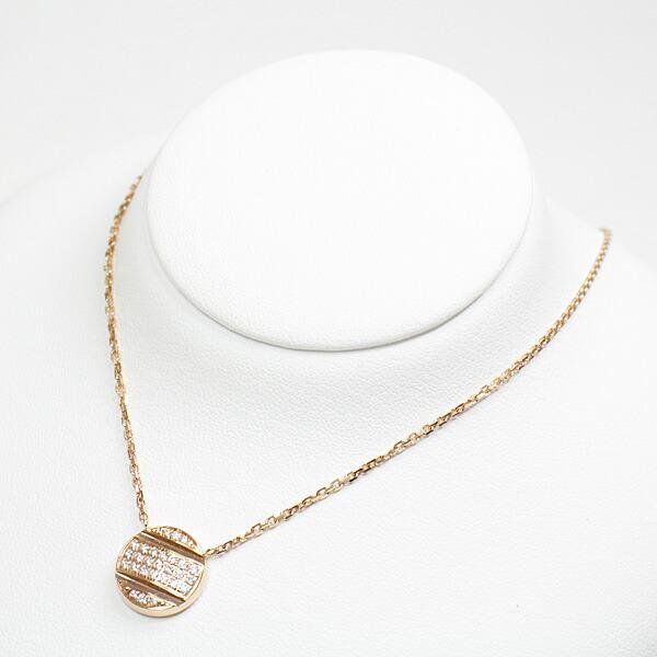 Chaumet Class One Pave Diamond Pendant K18PG 750PG Pink Gold Studs Circle 42 40: Chaumet Class One Pave Diamond Pendant K18PG 750PG Pink Gold Studs Circle 42 40Brand: Chaumet Material: Pink gold (18K) Color: Pink gold Condition: Used (very good) Stone: Diamond Weight: 6.6g / 0.23o