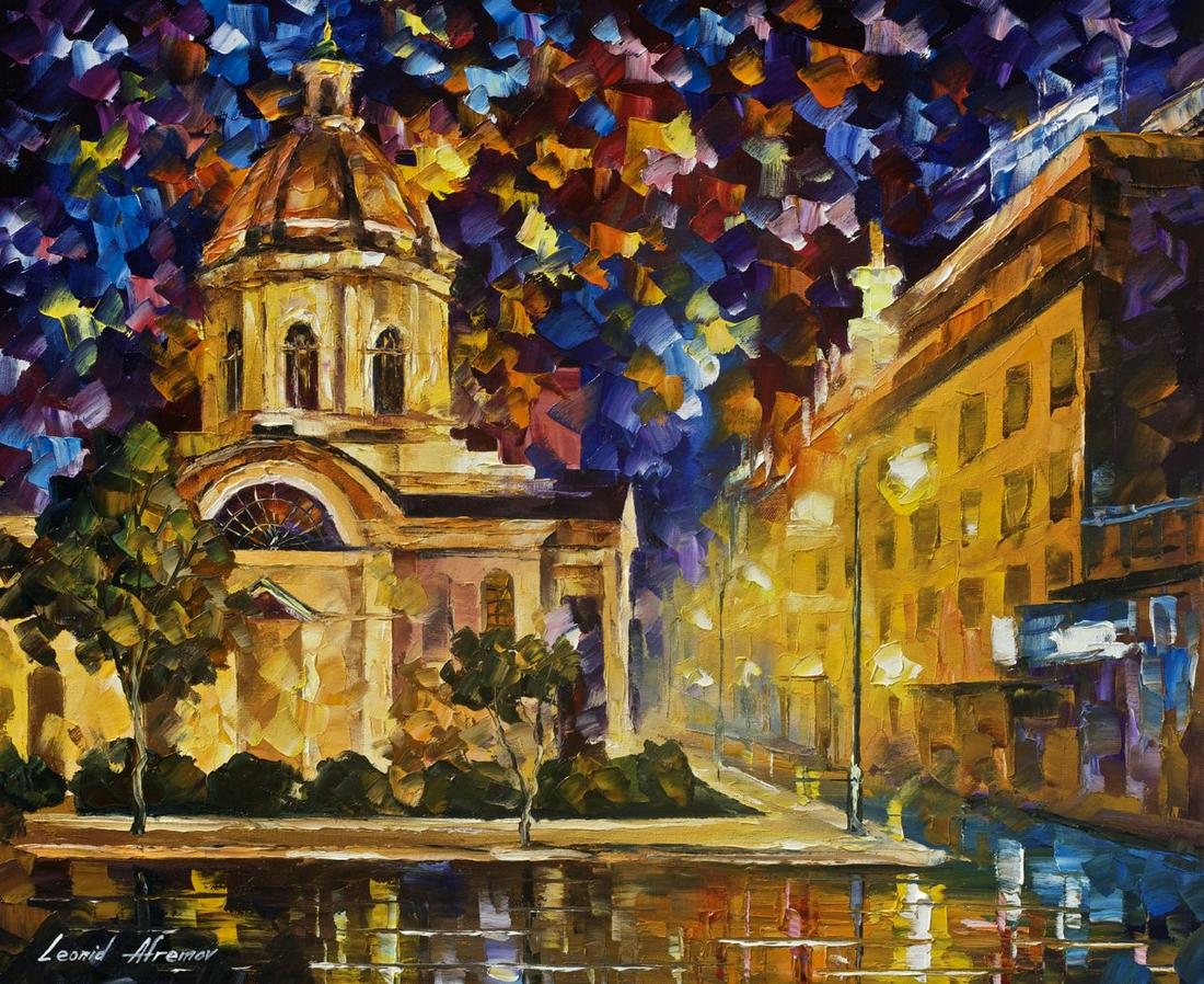 AsunciÃ³n Paraguay - Limited Edition 1/25 by Leonid Afremov: AsunciÃ³n Paraguay - Limited Edition 1/25 by Leonid Afremov Available EXCLUSIVELY through Mynt Auctions, this is a limited edition giclee hand-painted by Leonid Afremov, who sadly passed away in 201