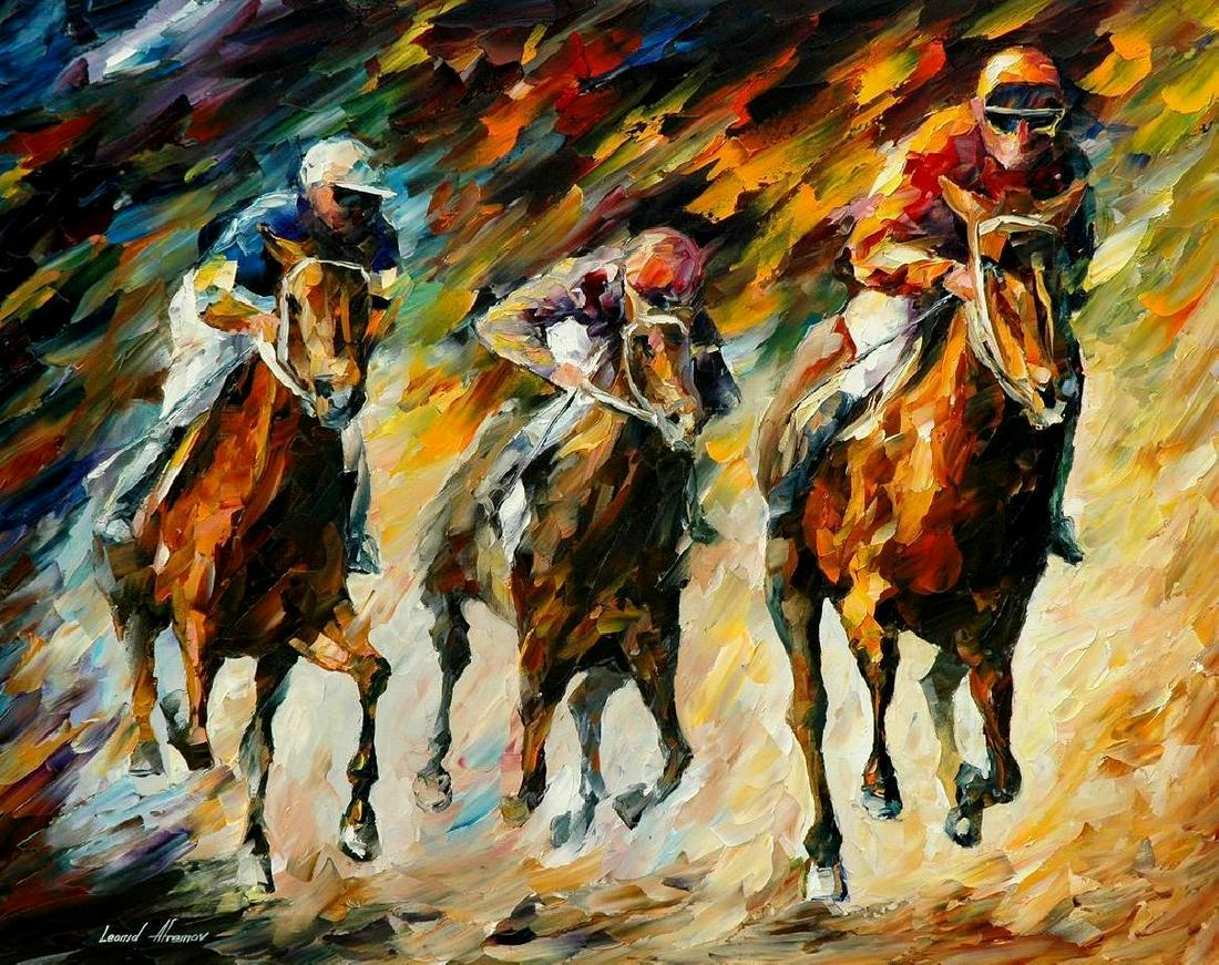 Instant Of Success - Limited Edition 1/25 by Leonid Afremov: Instant Of Success - Limited Edition 1/25 by Leonid Afremov Available EXCLUSIVELY through Mynt Auctions, this is a limited edition giclee hand-painted by Leonid Afremov, who sadly passed away in 2019.