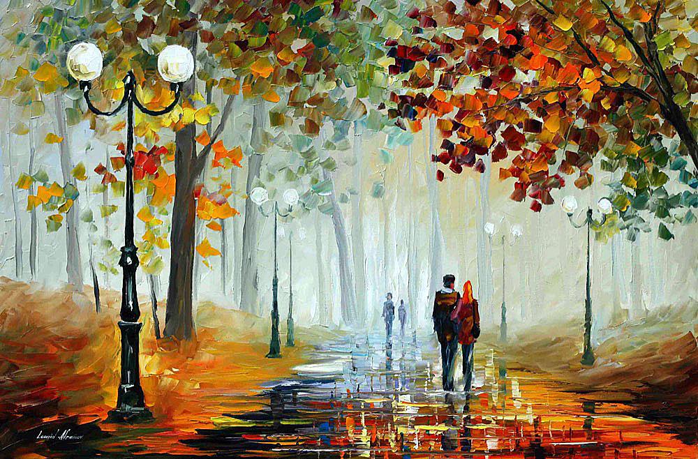 Foggy Early Morning - Limited Edition 1/25 by Leonid Afremov: Foggy Early Morning - Limited Edition 1/25 by Leonid Afremov Available EXCLUSIVELY through Mynt Auctions, this is a limited edition giclee hand-painted by Leonid Afremov, who sadly passed away in 2019
