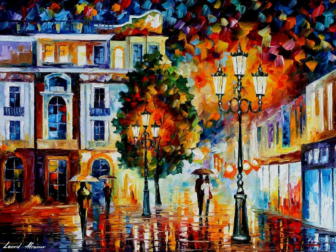 Lonely Couples In Love - Limited Edition 1/25 by Leonid Afremov: Lonely Couples In Love - Limited Edition 1/25 by Leonid Afremov Available EXCLUSIVELY through Mynt Auctions, this is a limited edition giclee hand-painted by Leonid Afremov, who sadly passed away in 2