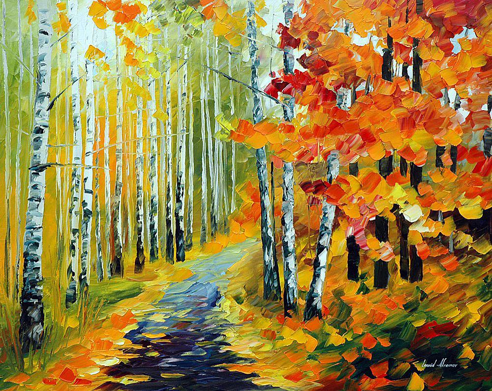Happy Walkway - Limited Edition 1/25 by Leonid Afremov: Happy Walkway - Limited Edition 1/25 by Leonid Afremov Available EXCLUSIVELY through Mynt Auctions, this is a limited edition giclee hand-painted by Leonid Afremov, who sadly passed away in 2019. This
