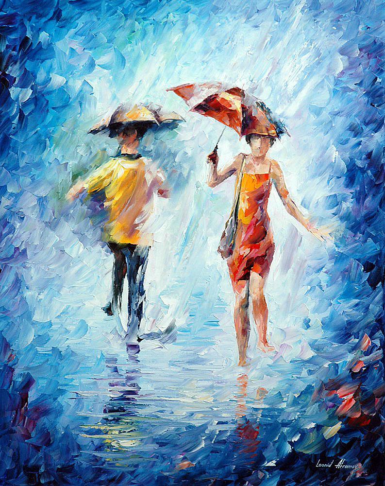 Torrential Downpour - Limited Edition 1/25 by Leonid Afremov: Torrential Downpour - Limited Edition 1/25 by Leonid Afremov Available EXCLUSIVELY through Mynt Auctions, this is a limited edition giclee hand-painted by Leonid Afremov, who sadly passed away in 2019