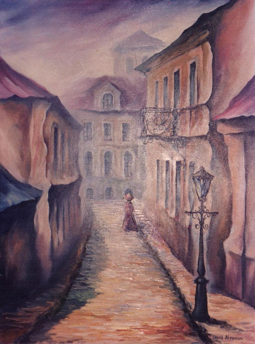 Stroll In The Afternoon - Limited Edition 1/25 by Leonid Afremov: Stroll In The Afternoon - Limited Edition 1/25 by Leonid Afremov Available EXCLUSIVELY through Mynt Auctions, this is a limited edition giclee hand-painted by Leonid Afremov, who sadly passed away in