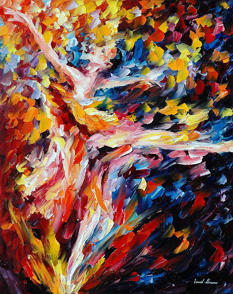 Whirlwind Dance - Limited Edition 1/25 by Leonid Afremov: Whirlwind Dance - Limited Edition 1/25 by Leonid Afremov Available EXCLUSIVELY through Mynt Auctions, this is a limited edition giclee hand-painted by Leonid Afremov, who sadly passed away in 2019. Th