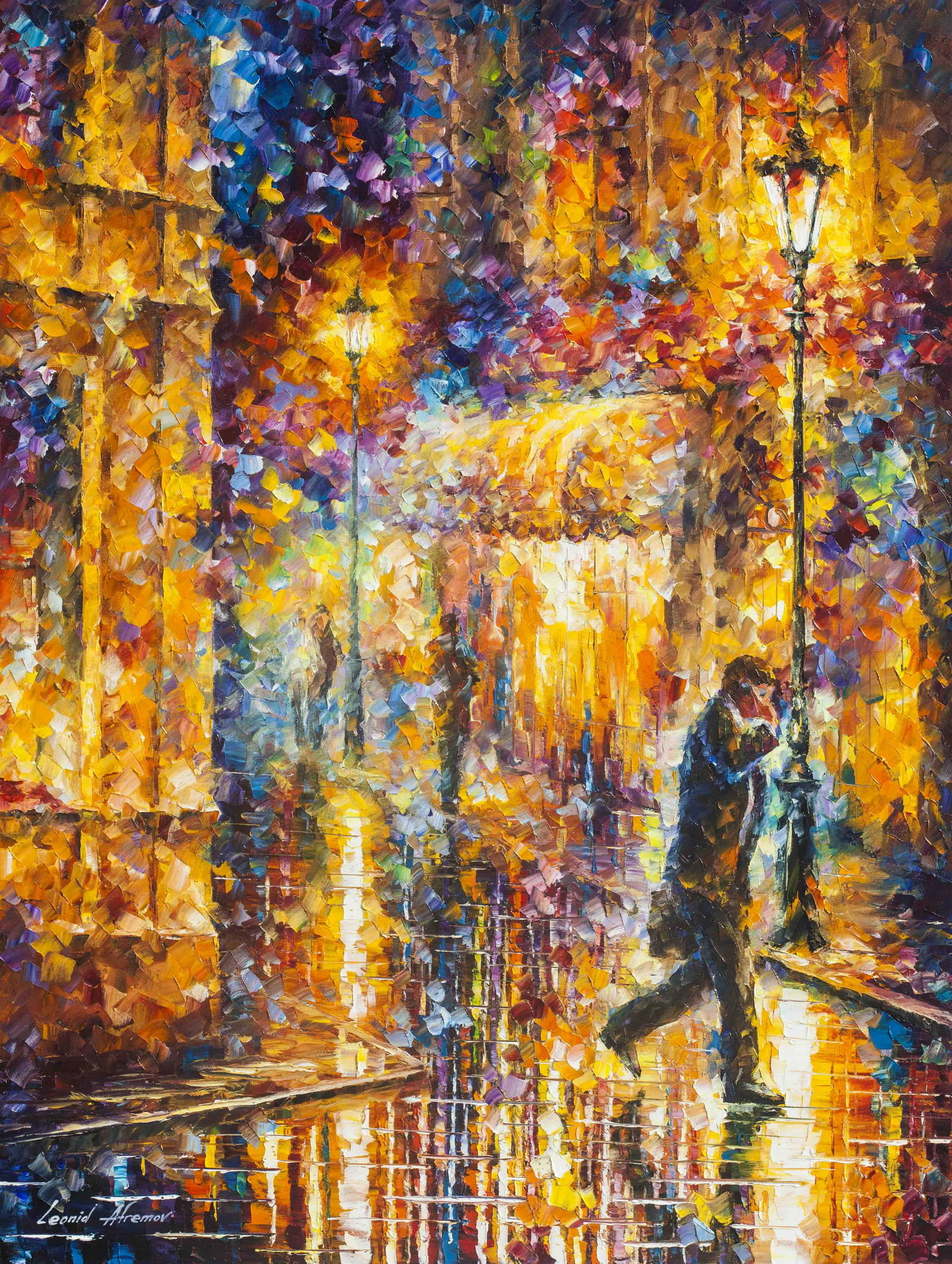 Hidden Frustration - Limited Edition 1/25 by Leonid Afremov: Hidden Frustration - Limited Edition 1/25 by Leonid Afremov Available EXCLUSIVELY through Mynt Auctions, this is a limited edition giclee hand-painted by Leonid Afremov, who sadly passed away in 2019.