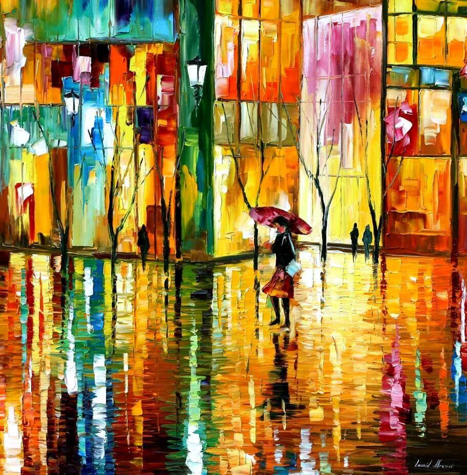 Midnight Rhythm - Limited Edition 1/25 by Leonid Afremov: Midnight Rhythm - Limited Edition 1/25 by Leonid Afremov Available EXCLUSIVELY through Mynt Auctions, this is a limited edition giclee hand-painted by Leonid Afremov, who sadly passed away in 2019. Th