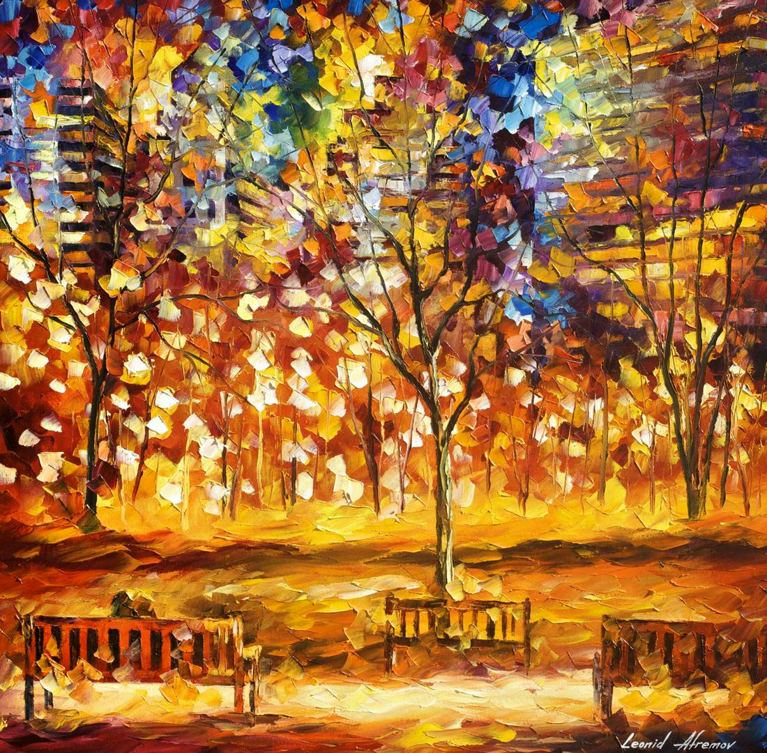View From The Park - Limited Edition 1/25 by Leonid Afremov: View From The Park - Limited Edition 1/25 by Leonid Afremov Available EXCLUSIVELY through Mynt Auctions, this is a limited edition giclee hand-painted by Leonid Afremov, who sadly passed away in 2019.