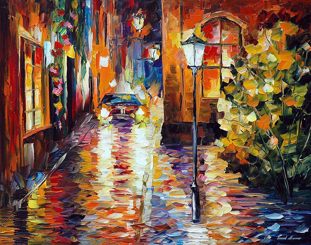 Paying A Visit - Limited Edition 1/25 by Leonid Afremov: Paying A Visit - Limited Edition 1/25 by Leonid Afremov Available EXCLUSIVELY through Mynt Auctions, this is a limited edition giclee hand-painted by Leonid Afremov, who sadly passed away in 2019. Thi