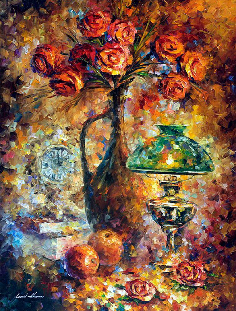 Impressional Roses - Limited Edition 1/25 by Leonid Afremov: Impressional Roses - Limited Edition 1/25 by Leonid Afremov Available EXCLUSIVELY through Mynt Auctions, this is a limited edition giclee hand-painted by Leonid Afremov, who sadly passed away in 2019.