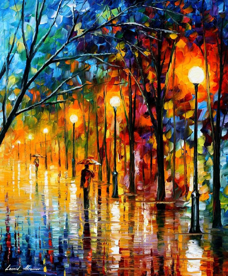 The Colors Of Winter - Limited Edition 1/25 by Leonid Afremov: The Colors Of Winter - Limited Edition 1/25 by Leonid Afremov Available EXCLUSIVELY through Mynt Auctions, this is a limited edition giclee hand-painted by Leonid Afremov, who sadly passed away in 201