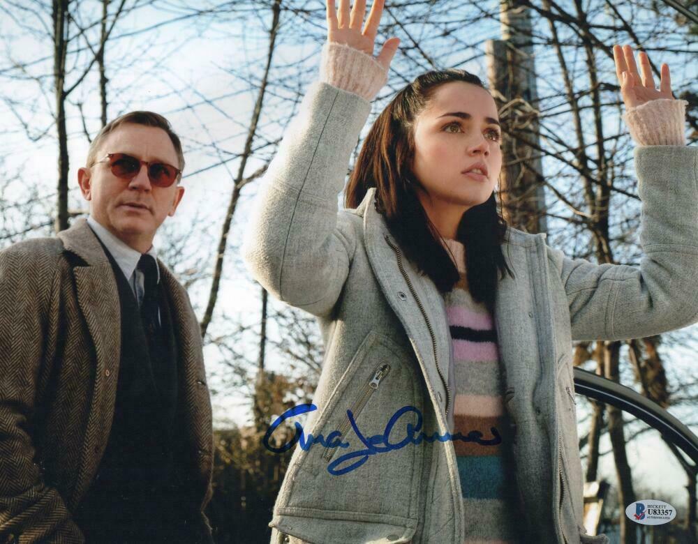 Ana de Armas Authentic Autographed 11x14 Photo: Ana de Armas Authentic Autographed 11x14 Photo Signature: Ana de Armas Product: Autographed 11x14 Photo Featured Movie: Knives Out Certificate of Authenticity: Beckett Hologram & Card The Mynt Guarant