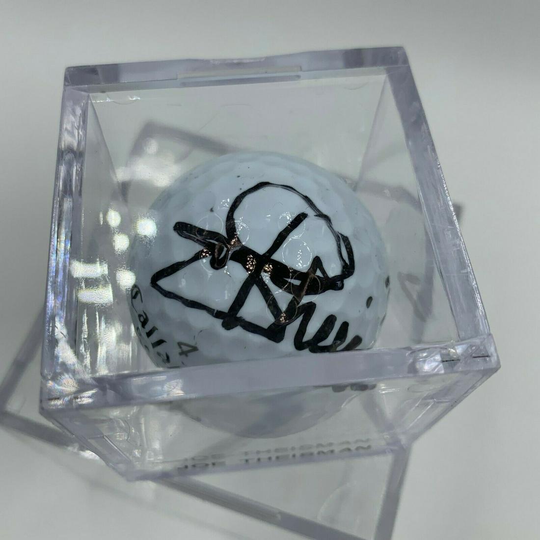 Joe Theismann Signed Autographed Golf Ball PGA With JSA: Joe Theismann Signed Autographed Golf Ball PGA With JSA Product: Ball Sport: Golf-PGA Autograph Authentication: James Spence (JSA) Original/Reprint: Original PLEASE NOTE: Framed Large or heavy Items d