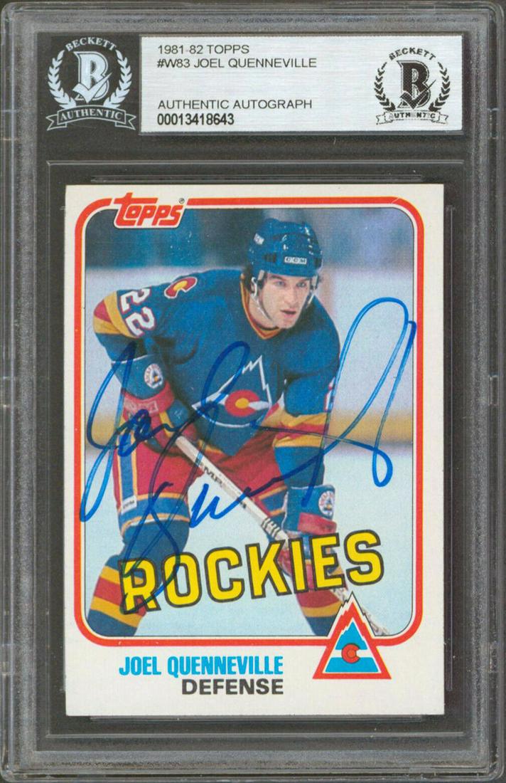 Maple Leafs Joel Quenneville Signed 1981 Topps #W83 Card BAS: Maple Leafs Joel Quenneville Signed 1981 Topps #W83 Card BAS Graded: No Sport: Ice Hockey Team: Toronto Maple Leafs League: NHL Certification Number: 13418643 PRODUCT_COA: Beckett PRODUCT_SIGNED_BY_NA
