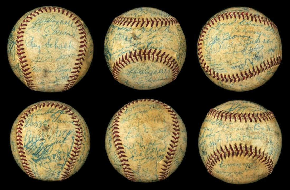 Ty Cobb Cy Young Jimmie Foxx Tris Speaker 1955 HOF Induction Signed Baseball: Ty Cobb Cy Young Jimmie Foxx Tris Speaker 1955 HOF Induction Signed Baseball Product: Ball Sport: Baseball-MLB Autograph Authentication: James Spence (JSA) Team: Boston Red Sox Player: Cy Young Origin