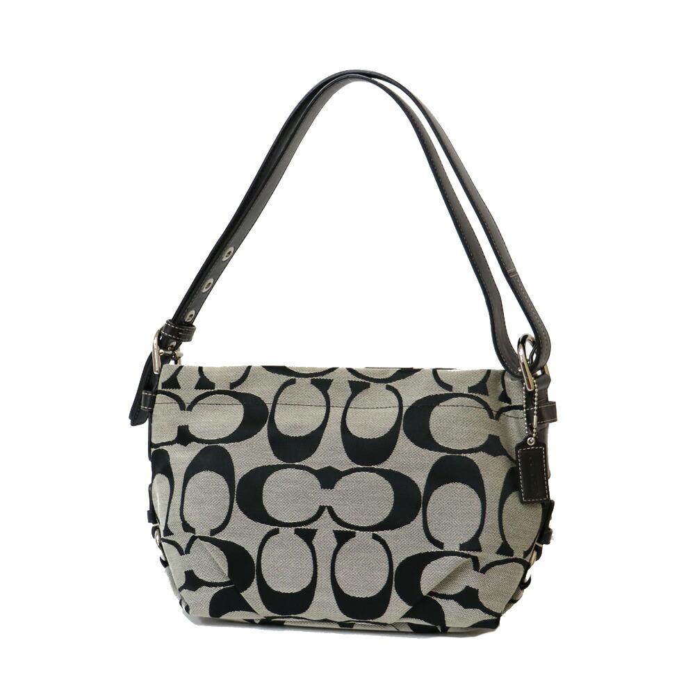 COACH Coach Shoulder Bag Signature F15068 Black Ladies Leather Canvas: COACH Coach Shoulder Bag Signature F15068 Black Ladies Leather Canvas Brand: Coach Line: Signature Model: F15068 Country of Origin: China Type: Shoulder bag Season: Fall/winter Spring/summer Gender: W