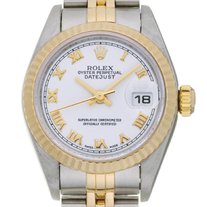 Rolex Datejust K No. 2001 Women's Watch 79173: Rolex Datejust K No. 2001 Women's Watch 79173 Brand: Rolex Line: Datejust Gender: Women Material (Case): Stainless steel Yellow gold Material (Band): Stainless steel Yellow gold Color (Dial): White Mo