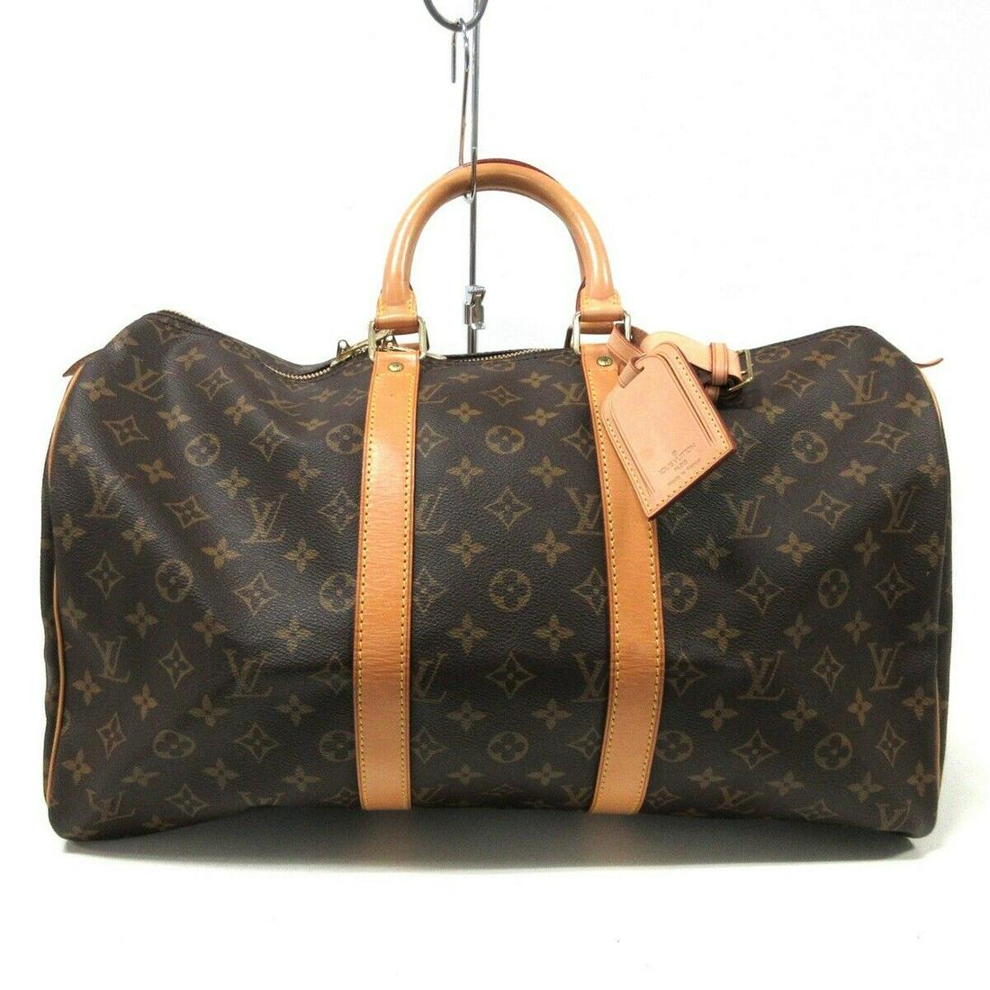 LOUIS VUITTON Keepall 45 M41428 Monogram SP0968 Boston Bag Monogram: LOUIS VUITTON Keepall 45 M41428 Monogram SP0968 Boston Bag Monogram Brand: LOUIS VUITTON Style: Boston Bag Exterior Color: Monogram Exterior Material: Monogram Canvas Model Number: M41428 Product Name