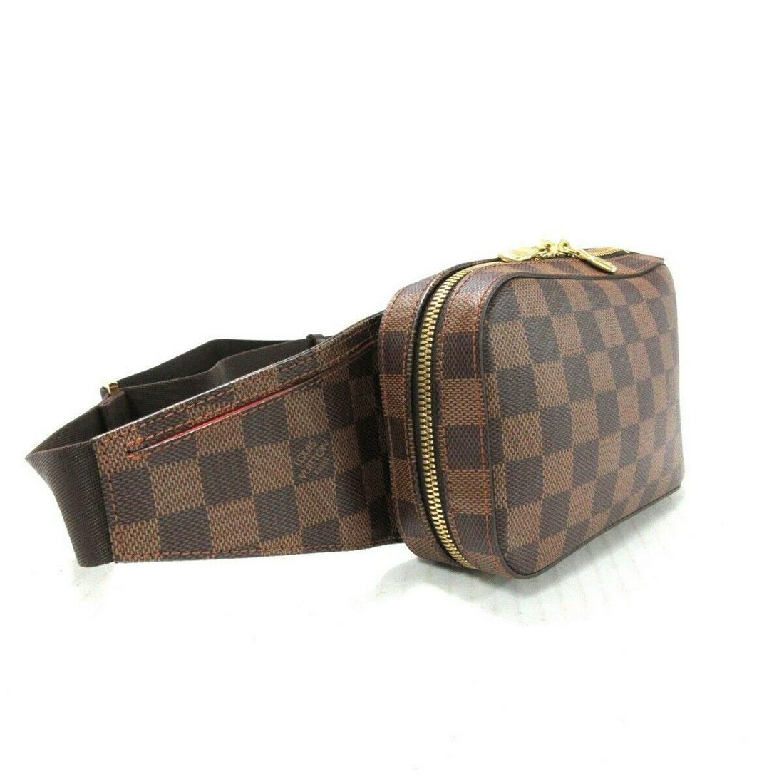 LOUIS VUITTON Geronimos N51994 Ebene Damier CA0075 Bum Bag Damier: LOUIS VUITTON Geronimos N51994 Ebene Damier CA0075 Bum Bag Damier Brand: LOUIS VUITTON Style: Bum Bag Exterior Color: Ebene Exterior Material: Damier Canvas Model Number: N51994 Product Name: Geronimo