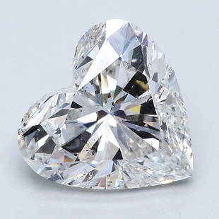 Loose Diamond - HEART 3.04 CT SI2 VG F: Loose Diamond - HEART 3.04 CT SI2 VG F Source: Natural Mined Diamond Measurements: 9.51 X 9.81 X 5.74 Shape: HEART Weight: 3.04 Color: F Clarity: SI2 Certification: GIA The Mynt Guarantee: All