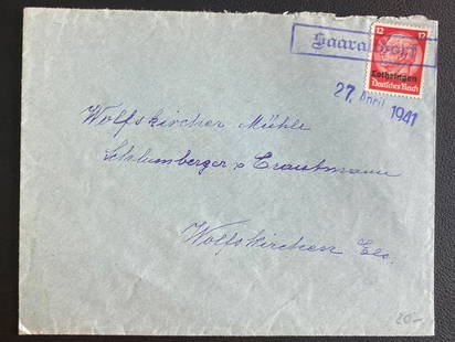 1941 Saaraltdorf Lothringen Dienstpost Germany Cover To Wolfskirchen: 1941 Saaraltdorf Lothringen Dienstpost Germany Cover To Wolfskirchen Type: Cover Place of Origin: Germany & Colonies Quality: Used Region: Germany Grade: Ungraded Topic: Seasonal Christmas