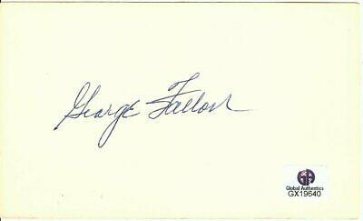 George Fallon Signed Autographed Index Card 3X5 Dodgers Cardinals GX19640: George Fallon Signed Autographed Index Card 3X5 Dodgers Cardinals GX19640 Sport: Baseball-MLB Product: Index Card Original/Reprint: Original Player: George Fallon Team: St. Louis Cardinals