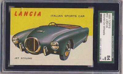 1953 TOPPS World on Wheels #10 Lancia NM SGC 84 7: 1953 TOPPS World on Wheels #10 Lancia NM SGC 84 7 Sport: Other Autographed Sports Mem Product: Trading Card Original/Reprint: Original Autograph Authentication: Seller PLEASE NOTE: Framed Large