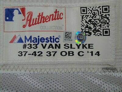 Scott Van Slyke Major League Baseball Dodgers Team Issued Road Baseball Pants 30: Scott Van Slyke Major League Baseball Dodgers Team Issued Road Baseball Pants 30 Team: Los Angeles Dodgers Player: Scott Van Slyke Sport: Baseball Autograph Authentication: MLB Authentic PLEASE