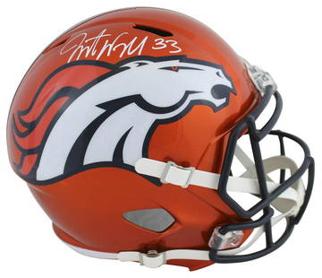 Broncos Javonte Williams Signed Flash Full Size Speed Rep Helmet BAS: Broncos Javonte Williams Signed Flash Full Size Speed Rep Helmet BAS Sport: Football-NFL Product: Helmet Original/Reprint: Original Player: Javonte Williams Team: Denver Broncos Autograph