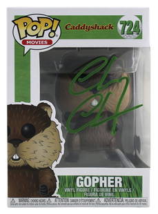 Chevy Chase Caddyshack Signed Gopher Funko Pop Vinyl Figure BAS: Chevy Chase Caddyshack Signed Gopher Funko Pop Vinyl Figure BAS Industry: Movies Original/Reproduction: Original Autograph Authentication: Beckett PRODUCT_COA: Beckett PRODUCT_SIGNED_BY_NAME: Chevy