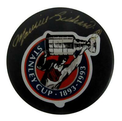 Maurice Richard Signed/Autographed Montreal Canadiens Hockey Puck PSA 147773: Maurice Richard Signed/Autographed Montreal Canadiens Hockey Puck PSA 147773 Sport: Hockey-NHL Product: Puck Original/Reprint: Original Team: Montreal Canadiens Autograph Authentication: PSA League: N