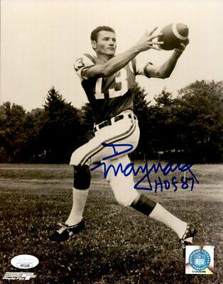 Don Maynard New York Jets HOF Signed/Inscribed 8x10 B/W Photo JSA 161757: Don Maynard New York Jets HOF Signed/Inscribed 8x10 B/W Photo JSA 161757 Sport: Football-NFL Product: Photo Original/Reprint: Original Team: New York Jets Autograph Authentication: JSA League: NFL PLE