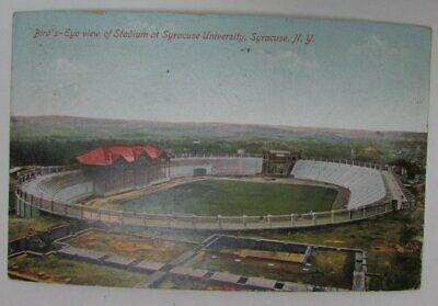 Vintage 1909 Birds Eye view of Stadium at Syracuse University Postcard 148855: Vintage 1909 Birds Eye view of Stadium at Syracuse University Postcard 148855 Team: Syracuse Orangeman League: NCAA PLEASE NOTE: Framed Large or heavy Items do not have shipping costs included. The ex