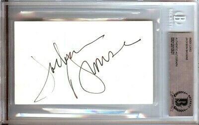 Jackson Browne Signed Autographed 3X5 Index Card Legendary Rocker Beckett BGS: Jackson Browne Signed Autographed 3X5 Index Card Legendary Rocker Beckett BGS Industry: Music Object Type: Card & Paper Original/Reproduction: Original Autograph Authentication: Beckett Player: