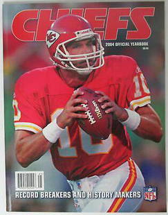 2004 Kansas City Chiefs Football Official Yearbook 146025: 2004 Kansas City Chiefs Football Official Yearbook 146025 Team: Kansas City Chiefs Original/Reproduction: Original League: NFL PLEASE NOTE: Framed Large or heavy Items do not have shipping