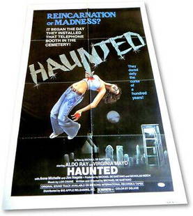 Virginia Mayo Signed Autographed Movie Poster Haunted PSA AJ88057: Virginia Mayo Signed Autographed Movie Poster Haunted PSA AJ88057 Industry: Movies Object Type: Poster Original/Reproduction: Original Signed by: Virginia Mayo Autograph Authentication: Beckett