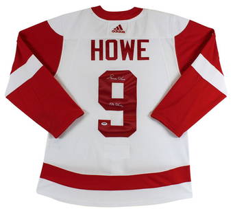 Red Wings Gordie Howe Mr. Hockey Signed White Adidas Jersey Auto 10! PSA: Red Wings Gordie Howe Mr. Hockey Signed White Adidas Jersey Auto 10! PSA Sport: Hockey-NHL Product: Jersey Original/Reprint: Original Player: Gordie Howe Team: Detroit Red Wings Autograph
