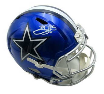 Emmitt Smith Signed/Auto Cowboys Flash Replica Full Size Helmet Beckett 164856: Emmitt Smith Signed/Auto Cowboys Flash Replica Full Size Helmet Beckett 164856 Sport: Football-NFL Product: Helmet Original/Reprint: Original Team: Dallas Cowboys Autograph Authentication: