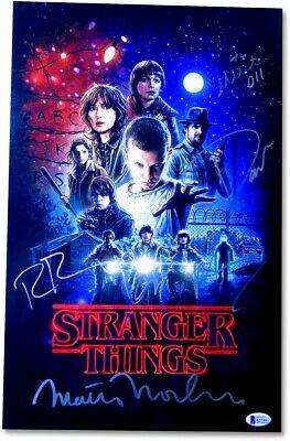 Stranger Things Cast Signed Autograph 11X17 Photo Brown Harbour Wolfhard BAS LOA: Stranger Things Cast Signed Autograph 11X17 Photo Brown Harbour Wolfhard BAS LOA Object Type: Photograph Industry: Television Original/Reproduction: Original Signed by: Millie Bobby BrownDavid Harbour