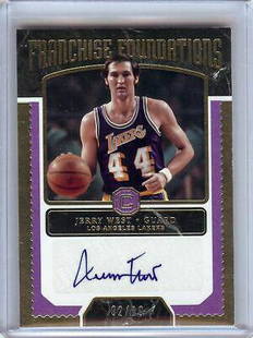Jerry West 2017-18 Cornerstones Franchise Foundations Autograph Lakers #JWS 2/10: Jerry West 2017-18 Cornerstones Franchise Foundations Autograph Lakers #JWS 2/10 Graded: No Sport: Basketball Professional Grader: Seller Team: Los Angeles Lakers League: NBA Card Number: JWS 