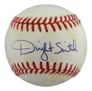 Dwight Smith Chicago Cubs Signed/Autographed Rawlings ONL Baseball JSA 165379: Dwight Smith Chicago Cubs Signed/Autographed Rawlings ONL Baseball JSA 165379 Sport: Baseball-MLB Product: Ball Original/Reprint: Original Autograph Authentication: JSA Team: Chicago Cubs 