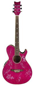 Beyonce Lady Gaga Carrie Underwood Grammy Winners Signed Guitar Beckett COA