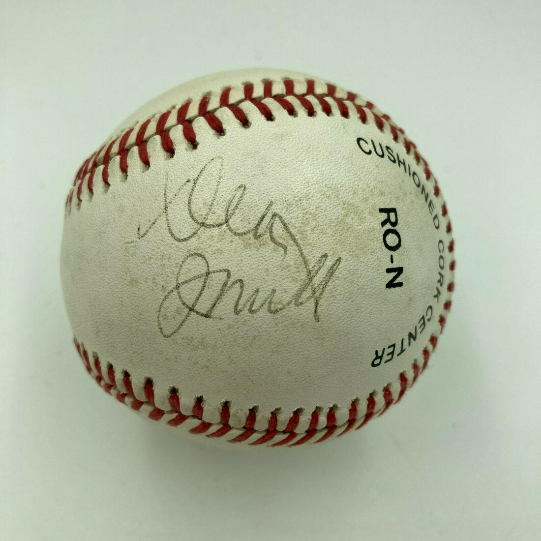 Coach Dean Smith Signed Autographed Baseball North Carolina Tar Heels JSA COA: Coach Dean Smith Signed Autographed Baseball North Carolina Tar Heels JSA COA Product: Ball Sport: Baseball-MLB Autograph Authentication: James Spence (JSA) Original/Reprint: Original PLEASE NOTE: Fra