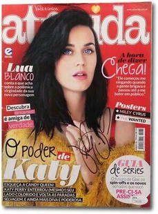 Katy Perry Signed Autographed Atrevida Magazine Brazil Sexy Gorgeous JSA U90349: Katy Perry Signed Autographed Atrevida Magazine Brazil Sexy Gorgeous JSA U90349 Industry: Music Original/Reproduction: Original Autograph Authentication: James Spence (JSA) Player: Katy Perry 