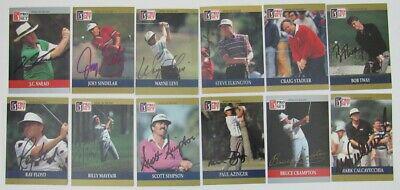 Lot of 12 1990 Pro Set Signed. Golf Cards incl Azinger Floyd Stadler 150221: Lot of 12 1990 Pro Set Signed. Golf Cards incl Azinger Floyd Stadler 150221 Sport: Golf Product: Trading Card Original/Reprint: Original Autograph Authentication: SELLER League: PGA PLEASE