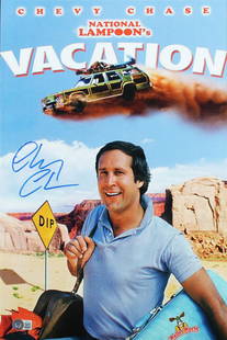 Chevy Chase Vacation Signed 12x18 Mini Movie Poster BAS Witnessed: Chevy Chase Vacation Signed 12x18 Mini Movie Poster BAS Witnessed Industry: Movies Object Type: Poster Original/Reproduction: Original Autograph Authentication: BAS Witnessed PRODUCT_COA: BAS