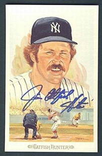 Catfish Hunter Autographed/Signed Perez-Steele Celebration Postcard 124238: Catfish Hunter Autographed/Signed Perez-Steele Celebration Postcard 124238 Sport: Baseball-MLB Product: Postcard Original/Reprint: Original Autograph Authentication: Seller PLEASE NOTE: Framed
