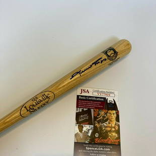 Beautiful Willie Mays Signed Hall Of Fame Mini Baseball Bat With JSA COA: Beautiful Willie Mays Signed Hall Of Fame Mini Baseball Bat With JSA COA Product: Bat Sport: Baseball-MLB Autograph Authentication: James Spence Authentication (JSA) Original/Reprint: Original 