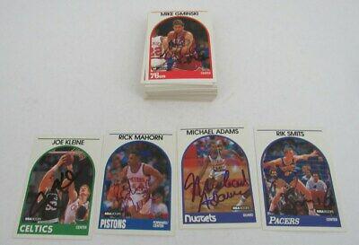 Lot of 65 - Signed/Autographed 1989 NBA Hoops Basketball Trading Cards 158881: Lot of 65 - Signed/Autographed 1989 NBA Hoops Basketball Trading Cards 158881 Sport: Basketball-NBA Product: Trading Card Original/Reprint: Original Autograph Authentication: Seller League: NBA